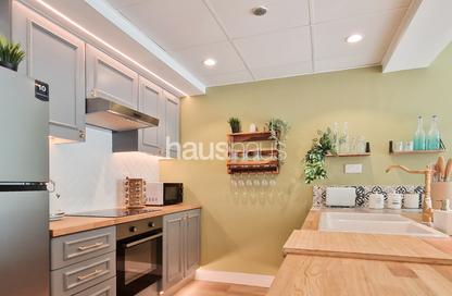 Apartment - 1 - 1 for rent in Al Dhafra 2 - Al Dhafra - Greens - Dubai