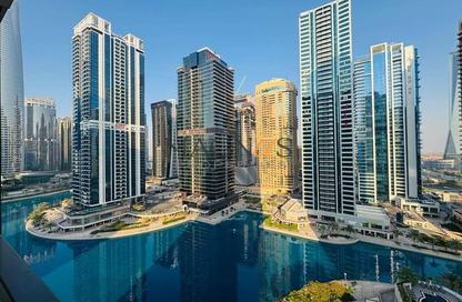 شقة - 2 غرف نوم - 3 حمامات للايجار في ليك سايد ريزيدنس - (JLT) مجمع A - أبراج بحيرات الجميرا - دبي