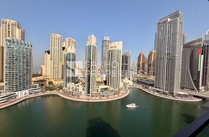 Apartment - 2 - 3 for rent in LIV Waterside - Dubai Marina - Dubai