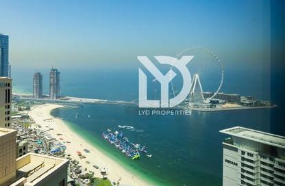 Apartment - 2 Bedrooms - 3 Bathrooms for rent in Al Fattan Marine Tower - Al Fattan Marine Towers - Jumeirah Beach Residence - Dubai