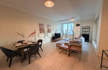 Apartment - 1 - 1 for rent in Al Mass Tower - Dubai Marina Towers - Dubai Marina - Dubai