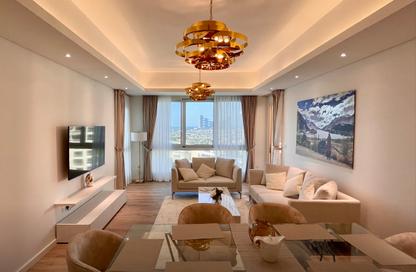 Apartment - 3 Bedrooms - 5 Bathrooms for rent in Marina Residences 2 - Marina Residences - Palm Jumeirah - Dubai