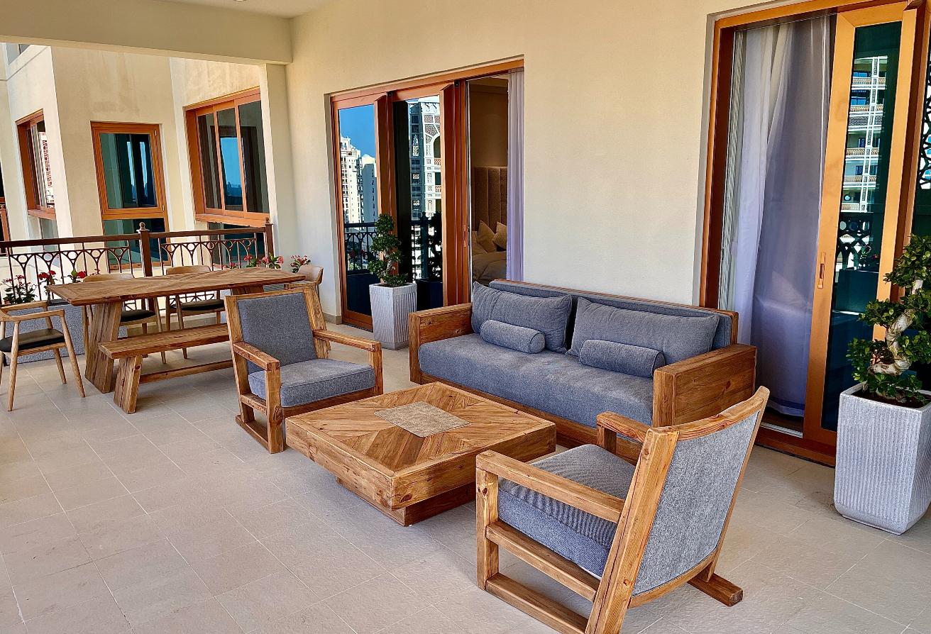 Premium Furnishing | Huge Terrace with Sea view photo 13
