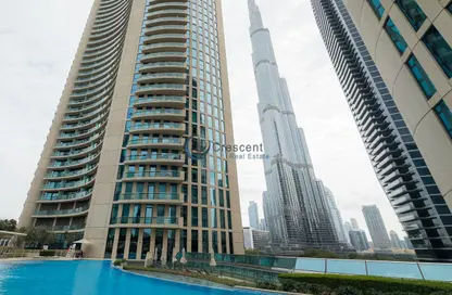 Apartment - 1 Bedroom - 2 Bathrooms for rent in Burj Vista 1 - Burj Vista - Downtown Dubai - Dubai
