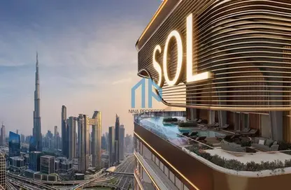 Office Space - Studio - 1 Bathroom for sale in Sol Luxe - Sheikh Zayed Road - Dubai