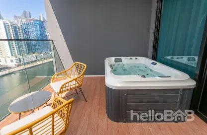 Apartment - Studio - 1 Bathroom for rent in Trillionaire Residences - Business Bay - Dubai