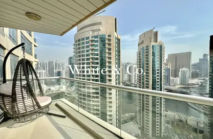 Apartment - 1 Bedroom - 2 Bathrooms for rent in Blakely Tower - Park Island - Dubai Marina - Dubai