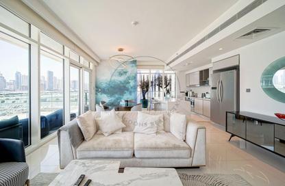 Apartment - 3 - 3 for rent in Sunrise Bay Tower 1 - Sunrise Bay - Emaar Beachfront - Dubai Harbour - Dubai