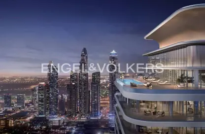 شقة - غرفة نوم - 1 حمام للبيع في برج Seapoint 1 - سي بوينت - إعمار بيتشفرونت - دبي هاربور - دبي