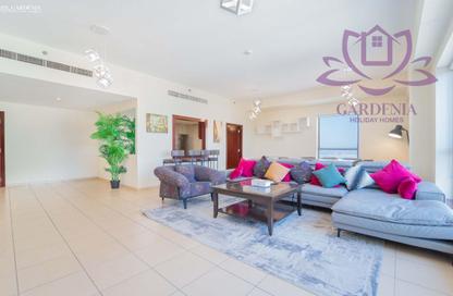 Apartment - 3 Bedrooms - 4 Bathrooms for rent in Rimal 5 - Rimal - Jumeirah Beach Residence - Dubai