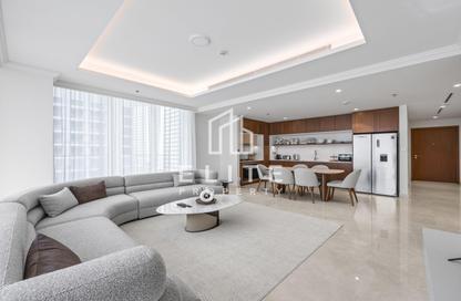 Apartment - 3 Bedrooms - 4 Bathrooms for rent in Palace Beach Residence Tower 2 - Palace Beach Residence - EMAAR Beachfront - Dubai Harbour - Dubai