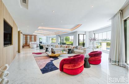Villa - 5 Bedrooms - 6 Bathrooms for rent in Signature Villas Frond D - Signature Villas - Palm Jumeirah - Dubai