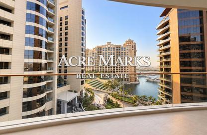 Apartment - 3 - 3 for rent in Sapphire - Tiara Residences - Palm Jumeirah - Dubai