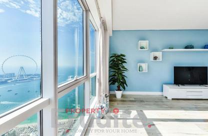 Apartment - 3 - 4 for rent in Al Fattan Marine Tower - Al Fattan Marine Towers - Jumeirah Beach Residence - Dubai