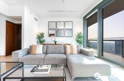 Apartment - 2 - 2 for rent in Burj Vista Tower 1 - Burj Vista - Downtown Dubai - Dubai