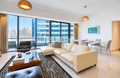 Apartment - 2 - 3 for rent in Silverene Tower A - Silverene - Dubai Marina - Dubai