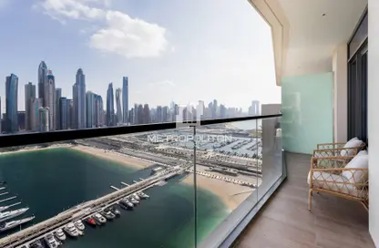 Apartment - 2 Bedrooms - 2 Bathrooms for rent in Marina Vista Tower 2 - Marina Vista - EMAAR Beachfront - Dubai Harbour - Dubai