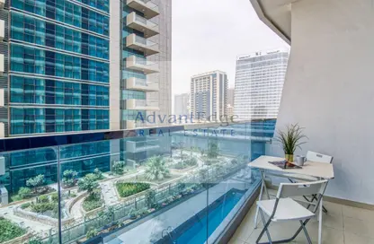 Apartment - 1 Bathroom for rent in Waves Tower - Business Bay - Dubai