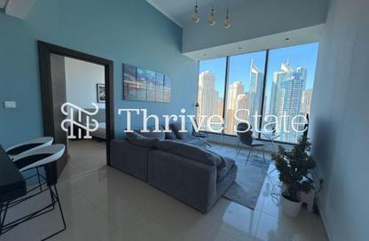 Apartment - 1 Bedroom - 2 Bathrooms for sale in Silverene Tower B - Silverene - Dubai Marina - Dubai