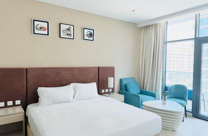 Apartment - 1 - 2 for rent in Seven Palm - Palm Jumeirah - Dubai
