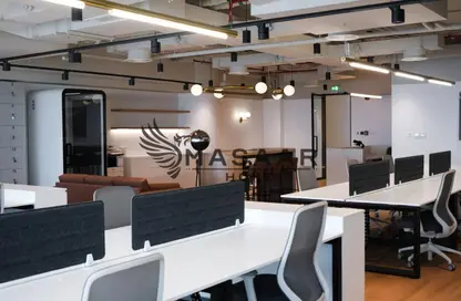 Office Space - Studio - 1 Bathroom for rent in Burj Al Salam - Sheikh Zayed Road - Dubai