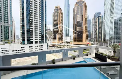 Apartment - 2 Bedrooms - 3 Bathrooms for rent in Skyview Tower - Dubai Marina - Dubai