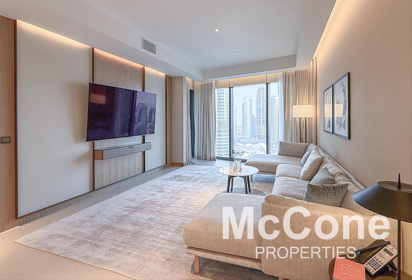 Furnished | Fountain and Burj View | Hight Floor photo 2