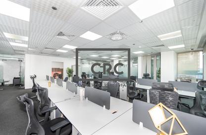 Office Space - Studio - 2 Bathrooms for rent in The Prism - Business Bay - Dubai