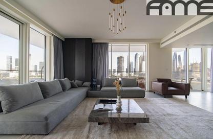 Apartment - 3 Bedrooms - 3 Bathrooms for rent in Beach Mansion Tower 2 - Beach Mansion - EMAAR Beachfront - Dubai Harbour - Dubai