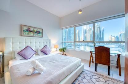 Apartment - 1 Bedroom - 1 Bathroom for rent in Marina View Tower B - Marina View - Dubai Marina - Dubai
