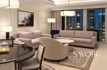 Apartment - 1 - 2 for rent in Kempinski Blvd (The address Blvd) - Downtown Dubai - Dubai