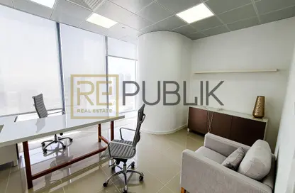 Office Space - Studio - 1 Bathroom for rent in Addax port office tower - City Of Lights - Al Reem Island - Abu Dhabi