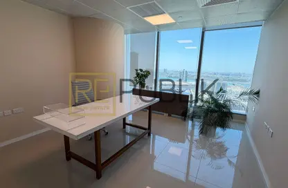 Office Space - Studio - 1 Bathroom for rent in Addax port office tower - City Of Lights - Al Reem Island - Abu Dhabi
