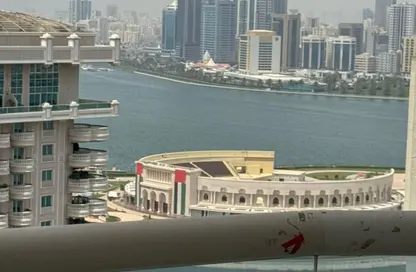 Apartment - 2 Bedrooms - 3 Bathrooms for rent in Thuraya Al Majaz Building - Al Majaz 3 - Al Majaz - Sharjah