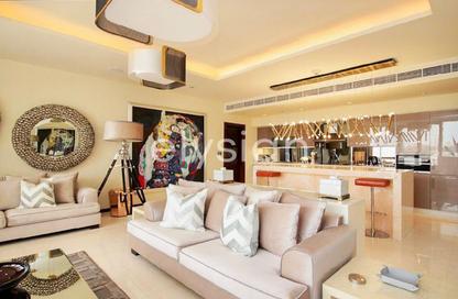 Apartment - 2 Bedrooms - 4 Bathrooms for rent in Ruby - Tiara Residences - Palm Jumeirah - Dubai
