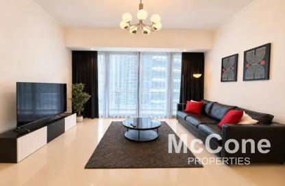 Apartment - 1 Bedroom - 2 Bathrooms for rent in Silverene Tower B - Silverene - Dubai Marina - Dubai