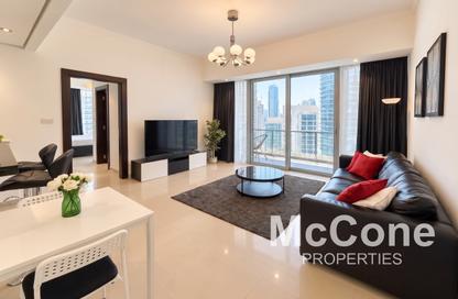 Apartment - 1 - 2 for rent in Silverene Tower B - Silverene - Dubai Marina - Dubai