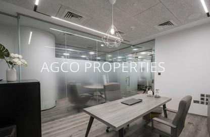 Office Space - Studio - 1 Bathroom for rent in Almas Tower - Jumeirah Lake Towers - Dubai