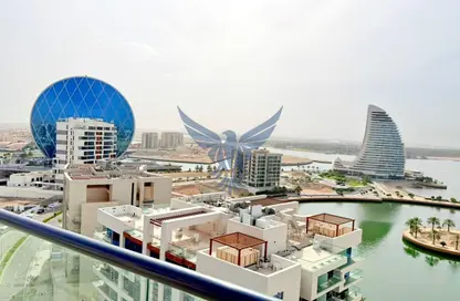 شقة - 2 غرف نوم - 3 حمامات للايجار في مبنى كانال فيو - شاطئ الراحة - أبوظبي