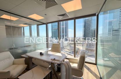 Office Space - Studio - 1 Bathroom for rent in The Prism - Business Bay - Dubai