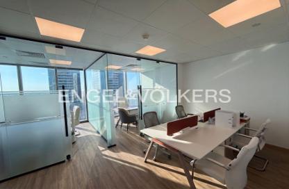 Office Space - Studio - 1 Bathroom for rent in The Prism - Business Bay - Dubai