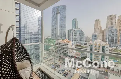 شقة - غرفة نوم - 2 حمامات للايجار في استوديو وان - دبي مارينا - دبي