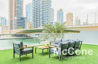 Apartment - 3 Bedrooms - 4 Bathrooms for rent in Marina Wharf 2 - Marina Wharf - Dubai Marina - Dubai