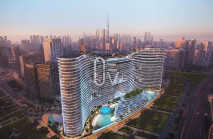 Apartment - 1 Bedroom - 2 Bathrooms for sale in Binghatti Aquarise - Business Bay - Dubai