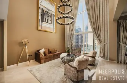 Duplex - 3 Bedrooms - 4 Bathrooms for rent in Emerald Residence - Dubai Marina - Dubai