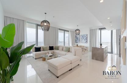 شقة - 3 غرف نوم - 3 حمامات للايجار في برج Beach Isle 1 - بيتش آيل - إعمار بيتشفرونت - دبي هاربور - دبي