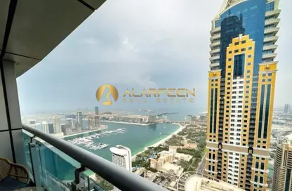 Apartment - 1 Bedroom - 2 Bathrooms for rent in Princess Tower - Dubai Marina - Dubai
