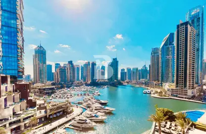 Apartment - 2 Bedrooms - 3 Bathrooms for rent in Damac Heights - Dubai Marina - Dubai