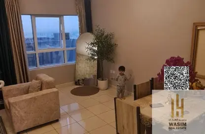 Apartment - 2 Bedrooms - 2 Bathrooms for sale in Orient Tower 2 - Orient Towers - Al Bustan - Ajman