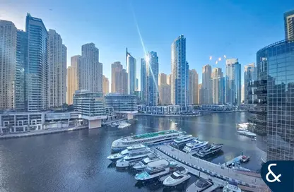 شقة - غرفة نوم - 2 حمامات للايجار في B برج سيلفرين - سيلفيرين - دبي مارينا - دبي